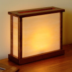 Sapele Arts & Crafts Lamp by Bill First WoodWorks