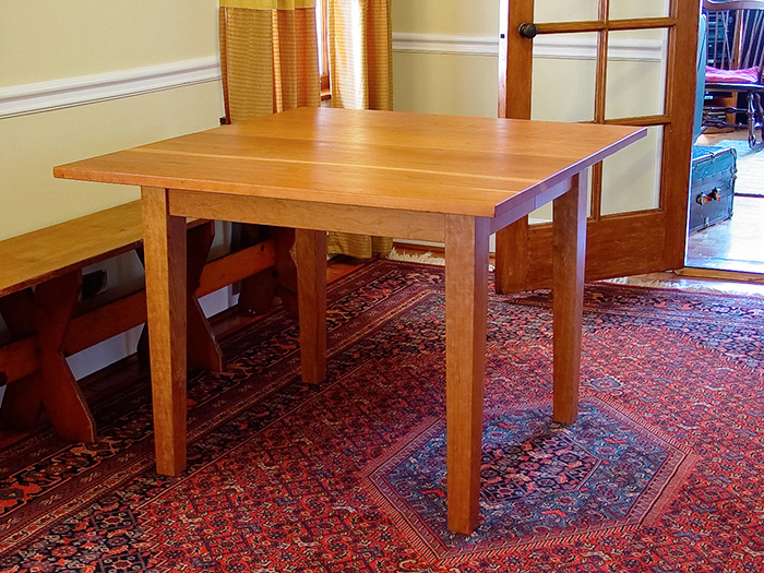 Cherry Dining Table–No Leaves